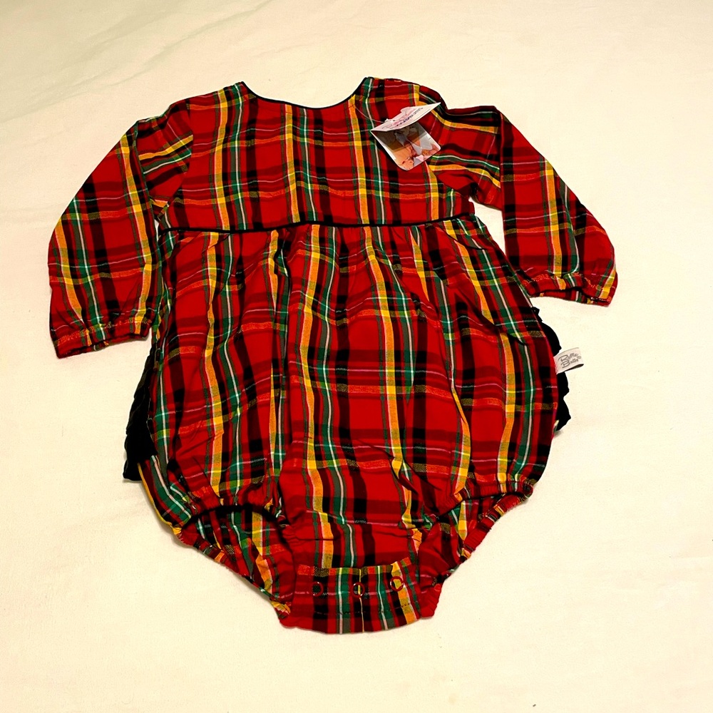 Ruffle Butts Holiday Bubble Suit